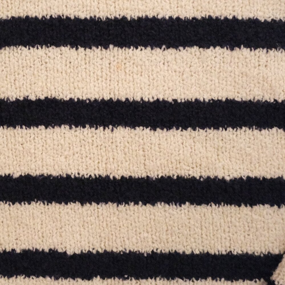 J.Crew Striped Turtleneck Sweater – Navy & Cream, XS - Picture 3 of 9